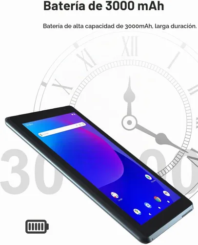 Vista 3 de ATOZEE Tablet Android, tabletas de 7 pulgadas, procesador de cuatro núcleos de 1.5 GHz, almacenamiento de 32 GB, 4 GB de RAM, cámara dual, pantalla