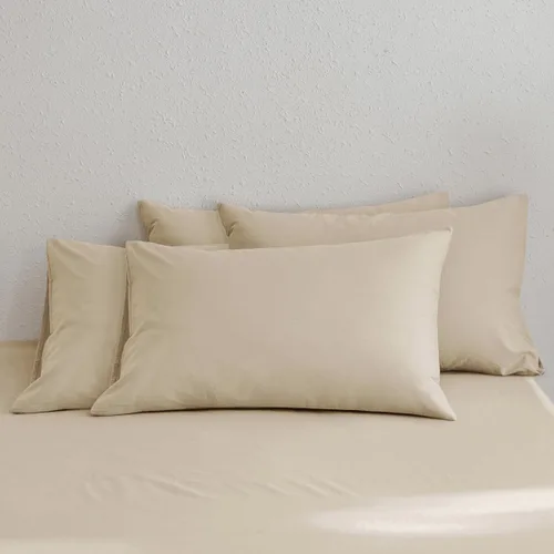 Vista 22 de MooMee Juego de 2 fundas de almohada de cuadros 100% algodón lavado con textura parecida al lino, transpirable, duradera, suave y cómoda