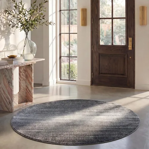 Vista 31 de SAFAVIEH Adirondack Collection - Alfombra decorativa, 2 pies 6 pulgadas x 4 pies, color negro y gris, diseño moderno, no desprende pelusa y de fácil