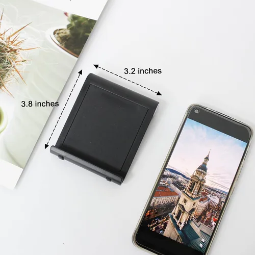 Vista 3 de Mayten Soporte plegable para teléfono celular para iPhone, soporte ajustable para teléfono con amplia compatibilidad, base de escritorio portátil