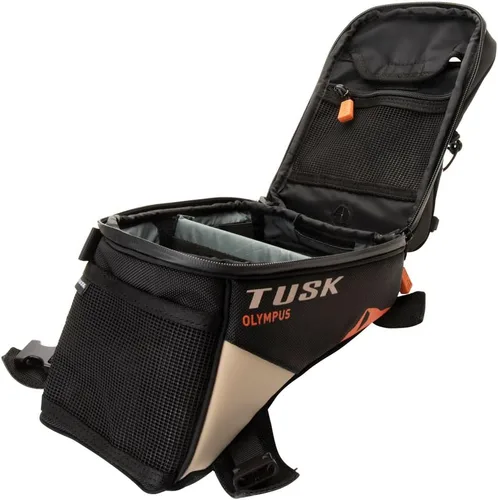 Vista 9 de Tusk Olympus - Bolsa para tanque (tamaño grande), color negro y marrón
