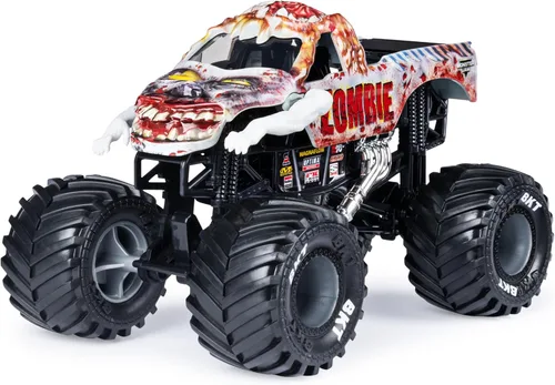 Vista 2 de Monster Jam, Camión monstruo zombi oficial, vehículo fundido a presión de coleccionista, escala 1:24, juguetes para niños y niñas a partir de 3 años