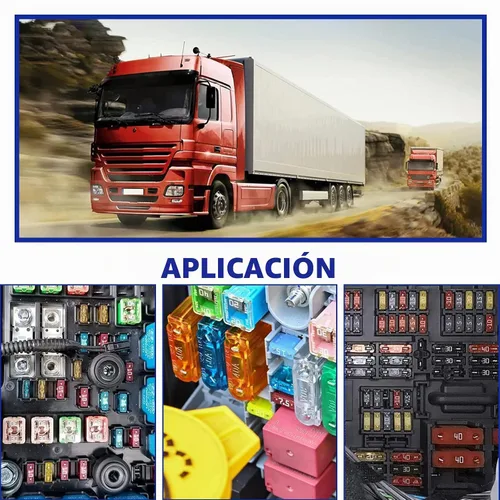 Vista 6 de Kit de fusibles Maxi Blade surtido para auto, 20 A, 30 A, 40 A, 50 A, 60 A, 70 A, 80 A, 100 A, BUSY-CORNER, 34 piezas