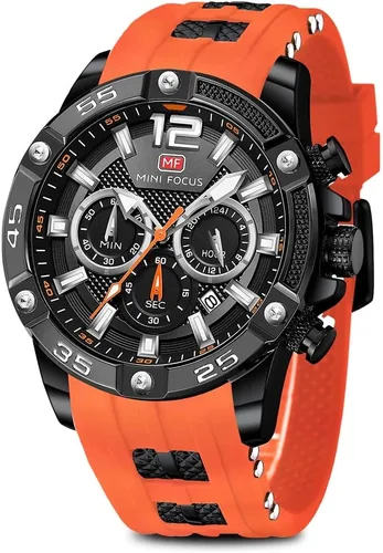 Vista 8 de AIMES Watch for Men Sport Military Waterproof Chronograph Mens Watches Analog Quartz Big Face Classic Stylish Fashion Casual Designer Business Work