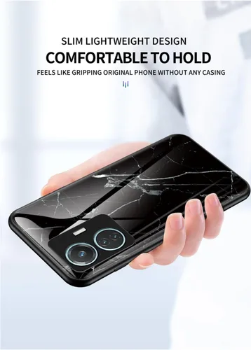 Vista 3 de Funda compatible con Google Pixel 1 XL, 3 en 1 (panel trasero de vidrio de PC+silicona TPU), funda anticaída, color negro