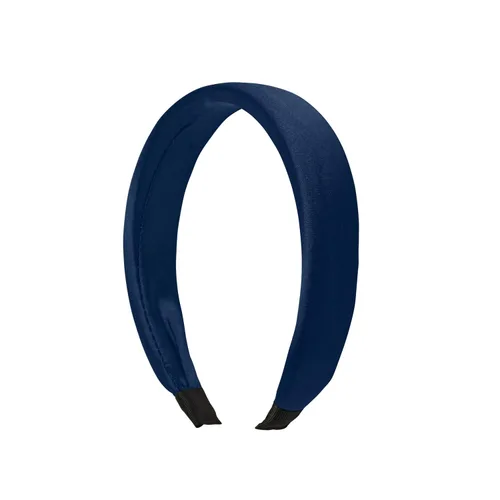 Vista 7 de Motique Accessories Diadema acolchada negra para mujer Satén negro