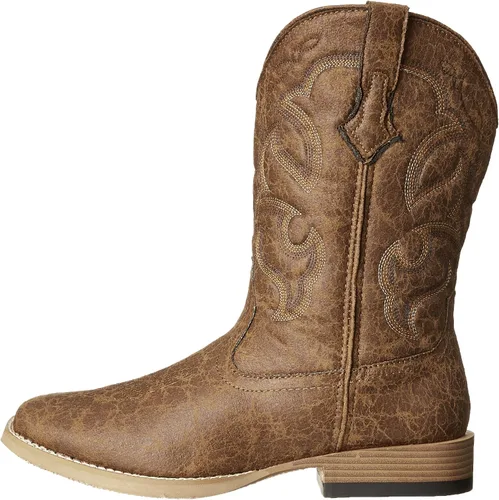 Vista 8 de Botas de hombre Roper, de punta cuadrada, botas del oeste