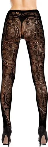 Vista 6 de 6 pares de medias de red para mujer, medias altas elásticas para fiesta de Halloween
