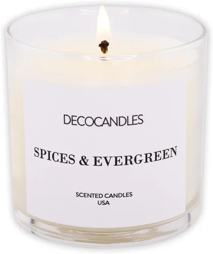 Vista 48 de Conceptos Urbanos de DECOCANDLES - Manzana Canela - Vela de soya altamente perfumada - Larga duración - vertida a mano en Estados Unidos (6 Oz.)