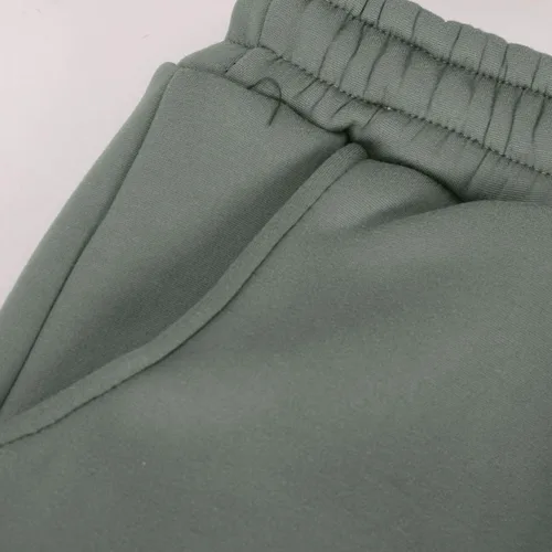 Vista 4 de Pantalones deportivos de Navidad para mujer, impresión gráfica, cintura elástica, pantalones largos, bolsillos, pantalones deportivos activos