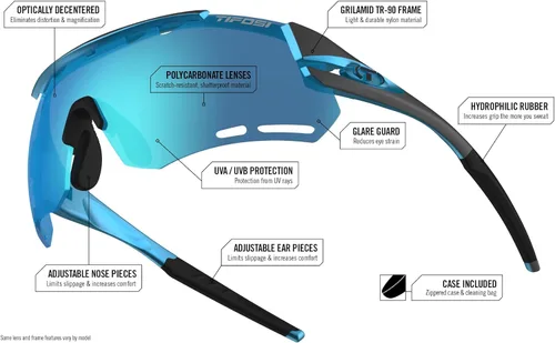 Vista 3 de Tifosi Alliant Sport - Gafas de sol para hombre, ideales para ciclismo, MTB y béisbol, lentes para mujer y unisex