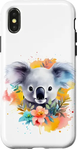 Vista 5 de Funda Koala con flores de eucalipto para iPhone 17