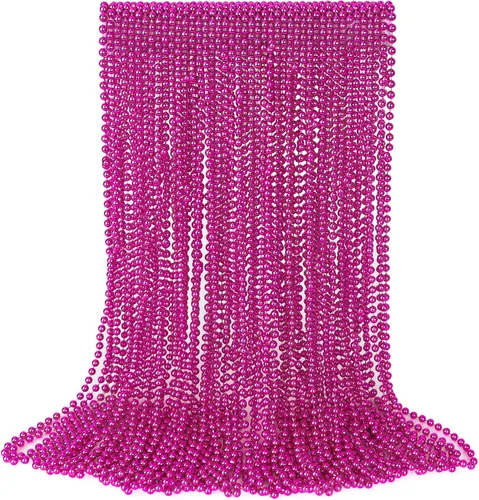 Vista 14 de EOBOH Cuentas de Mardi Gras, Accesorios de Cuentas de Carnaval de Mardi Gras para Tiradas de Desfile, Decoraciones de Fiesta