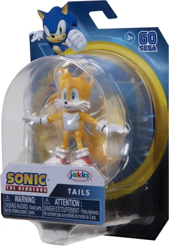Vista 8 de Sonic The Hedgehog 2020 Wave 3 Tails Mini figura de 2.5 pulgadas [versión moderna]