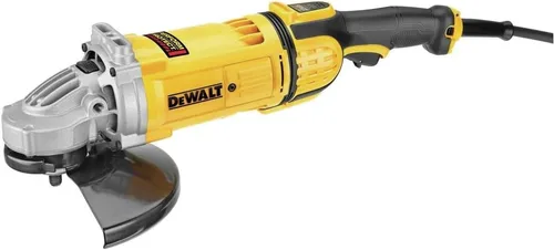 Vista 3 de DEWALT Amoladora angular, 9 pulgadas, 4.9 HP, 6.500 RPM, con sistema de eyección de polvo, con cable (DWE4599N)