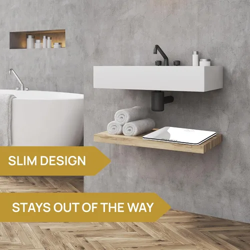 Vista 6 de Báscula de baño INEVIFIT, báscula digital de alta precisión, mide con precisión el peso de hasta 400 libras / 181.43 Kg.
