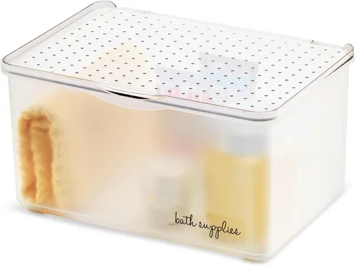Vista 2 de Madesmart - Papelera apilable con tapa