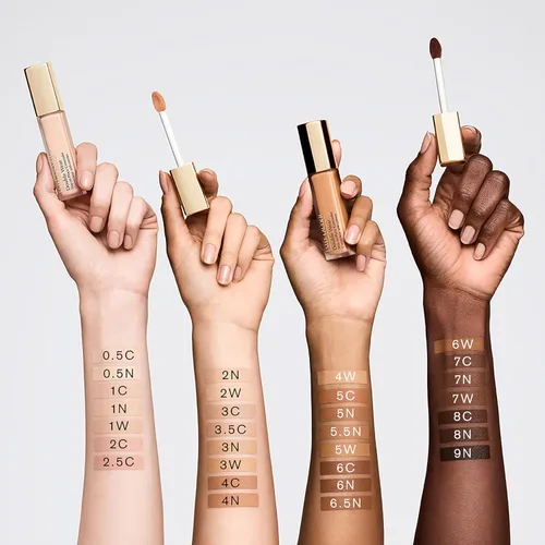 Vista 6 de Estée Lauder Corrector Double Wear Stay-in-Place Impecable de 24 Horas Larga Duración Acabado Mate Suave, Cobertura Media a Completa