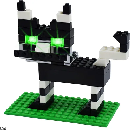 Vista 3 de E-Blox Power Blox Builder - Kit de bloques de construcción con luz LED 3D para niños a partir de 8 años