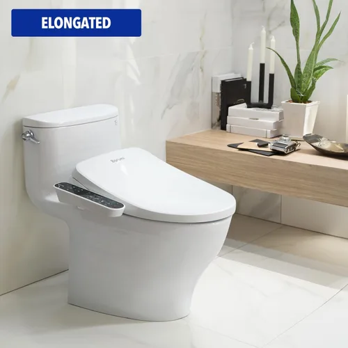 Vista 6 de Barumi Bidé [BM-4000], Asiento de inodoro con bidé eléctrico, Asiento con calefacción, Agua tibia, Control de posición, Modo ecológico, Autolimpieza