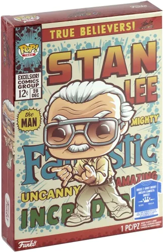 Vista 2 de Funko Pop! Camiseta en caja Marvel - Stan Lee - XS