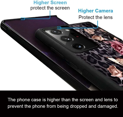 Vista 5 de Funda compatible con Samsung Galaxy Note 20 Ultra, funda protectora de TPU delgada y suave a prueba de golpes de TPU para Samsung Galaxy Note 20
