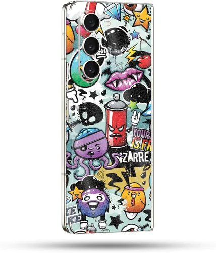 Vista 7 de MightySkins Skin compatible con Samsung Galaxy Z Fold 5 - Puppy Fall Funda protectora de vinilo duradera y única Fácil de aplicar, quitar