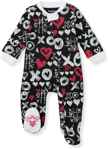Vista 222 de Burt's Bees Baby - Pijama de una pieza para bebé, mameluco para dormir y jugar, algodón 100% orgánico, cremallera frontal