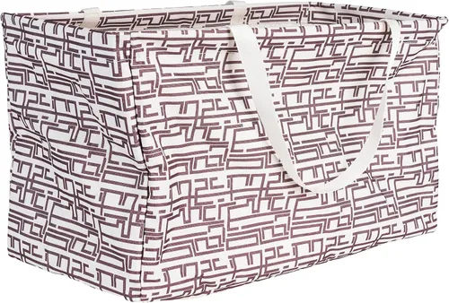 Vista 7 de Household Essentials 2212-1 Krush - Bolsa multiusos de lona reutilizable para compras de comestibles y lavandería, color negro