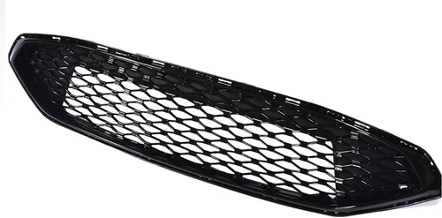 Vista 4 de munirater Parachoques delantero Parrilla Honeycomb Gloss Black Rejilla Reemplazo para Fusion 2017 2018