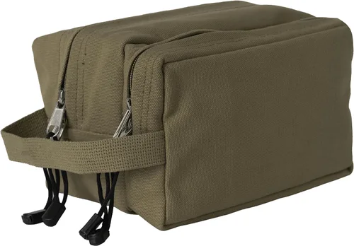 Vista 11 de Rothco Kit de viaje ligero Woobie – Neceser acolchado Dopp para ducha, bolsa de afeitar