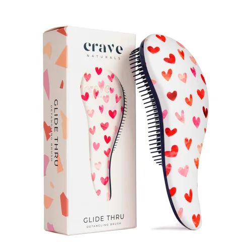 Vista 15 de Crave Naturals, Cepillo Desenredarte Deslizante para Resultados Definitivos, Niños y Adultos, Uso como Peine o Cepillo para Cabello, Color Negro