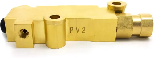 Vista 4 de PV2 Válvula de Proporcionamiento de Latón Disco/Tambor Disco Delantero Tambor Trasero Freno 172-1353 PV71 Compatible con GM Street Rod Auto Clásico