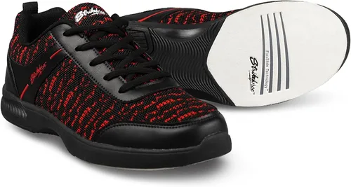 Vista 7 de KR Strikeforce Aviator Hombres Zapatos De Bolos Rojo