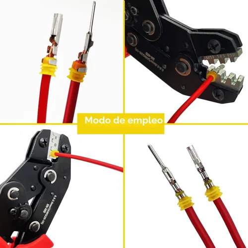 Vista 6 de 20 kits de conectores de 2 pines conectores eléctricos automotrices de desconexión rápida 2 cables impermeable conector terminal kit de enchufe