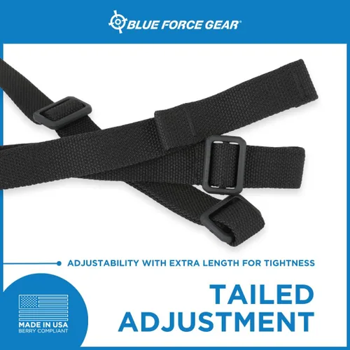 Vista 5 de Blue Force Gear GMT Sling, Durable Sling Strap, Double-Locking Sling Buckle Interface - Made in The USA - 34 to 64 Inches Length