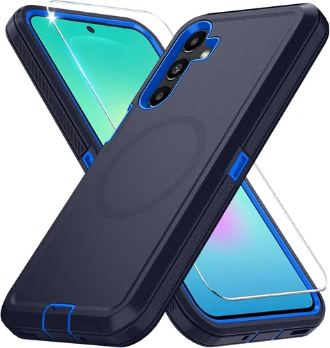 Vista 11 de Funda magnética para Samsung Galaxy S24+ Plus compatible con carga Magsafe [protector de pantalla de vidrio]