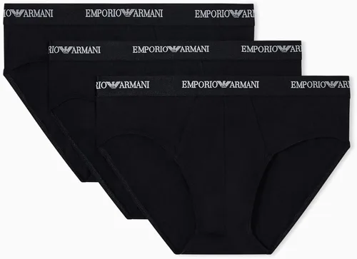 Vista 11 de Emporio Armani calzoncillos de algodón, 3 unidades, para hombre Negro/Blanco/Rojo