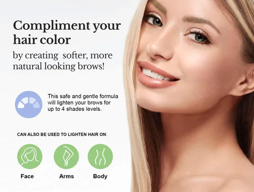 Vista 2 de Godefroy Kit de aplicación de un solo uso de crema para aclarar el color de las cejas