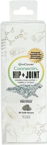 Vista 12 de InClover Connectin Suplemento natural para cadera y articulaciones para gatos con glucosamina, condroitina y ácido hialurónico, polvo