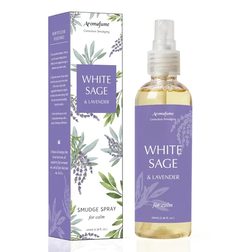 Vista 11 de Spray de manchas de salvia blanca y rosa para limpieza espiritual