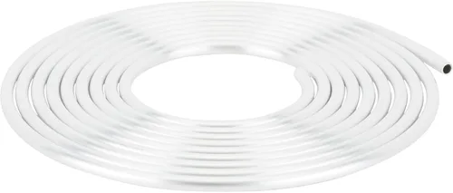 Vista 2 de Línea de combustible duro de aluminio de 3/8 DE, rollo de 10 pies, ideal para accesorios AN, fácilmente doblado a la forma deseada, presión máxima