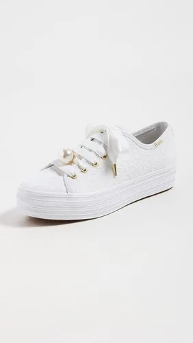 Vista 2 de Keds Tenis Triple Kick Ks con ojales florales para mujer