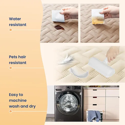 Vista 4 de gogobunny Manta impermeable 100 % de doble cara para perro, funda suave para mascotas, reversible, protege muebles, sofá, auto para cachorros, gatos