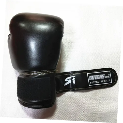Vista 2 de Garneck Guantes de boxeo para niños, guantes de entrenamiento, guantes de entrenamiento Junior Punch PU cuero relleno de esponja para niños pequeños