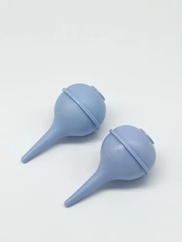 Vista 3 de Comfort Soft - Bombilla de goma estéril para bebé, con succión para apretar a mano, 2 onzas, nasal, úlcera (paquete de 2)