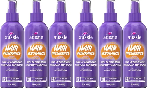 Vista 10 de Aussie Hair Insurance - Acondicionador sin enjuague en aerosol, control del encrespamiento, suavizante con jojoba y algas marinas, tratamiento