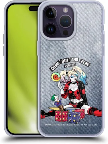Vista 73 de Head Case Designs Funda de gel suave con licencia oficial de Batman DC Comics Bubblegum Harley Quinn Graphics compatible con Apple iPhone 7