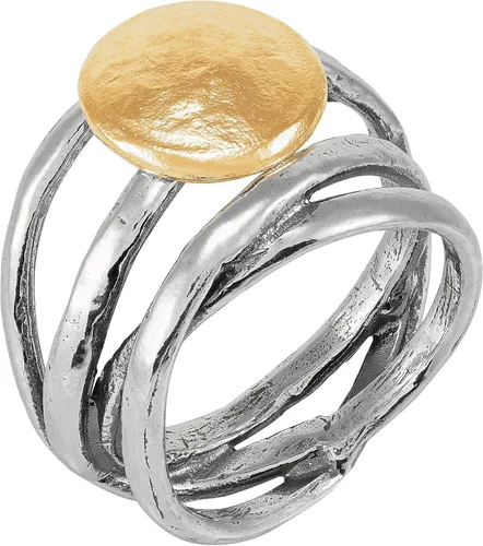 Vista 2 de Silpada Anillo "Moondance" en plata de ley con chapado en oro amarillo de 14 quilates, Plata de ley, metal, plata, Sin piedra no conocido