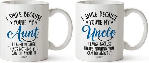 Vista 9 de Smile Aunt Uncle Parent (1, 15 oz, azul tío azul)